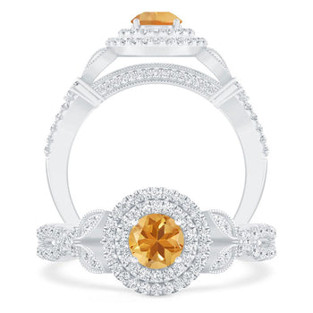 White Gold - Citrine