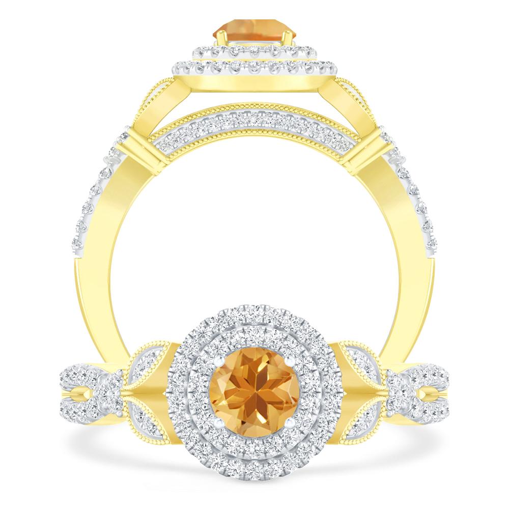 Yellow Gold - Citrine