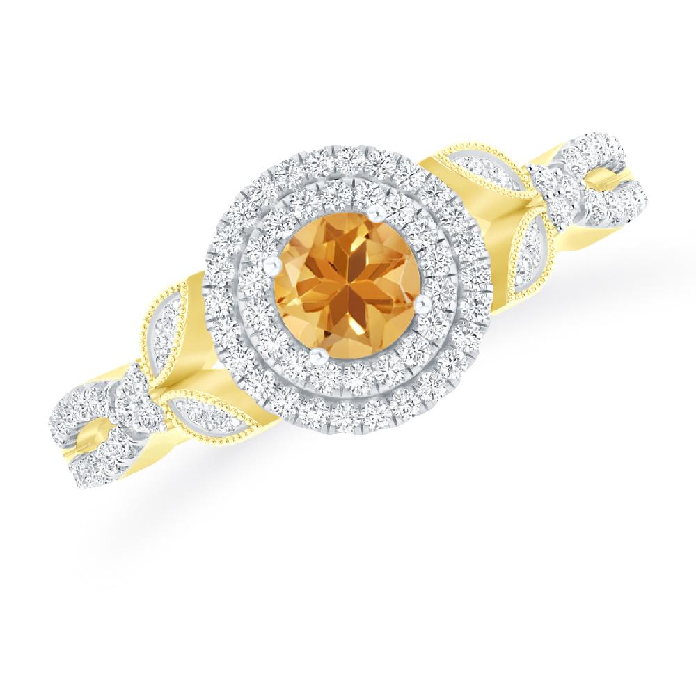 Yellow Gold - Citrine