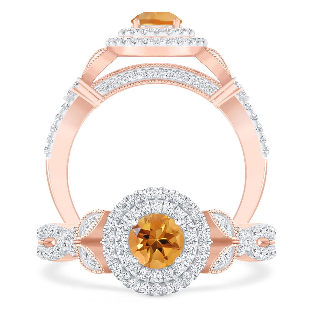 Rose Gold - Citrine