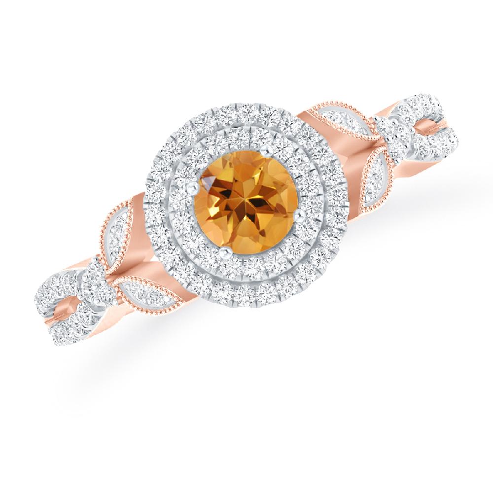 Rose Gold - Citrine