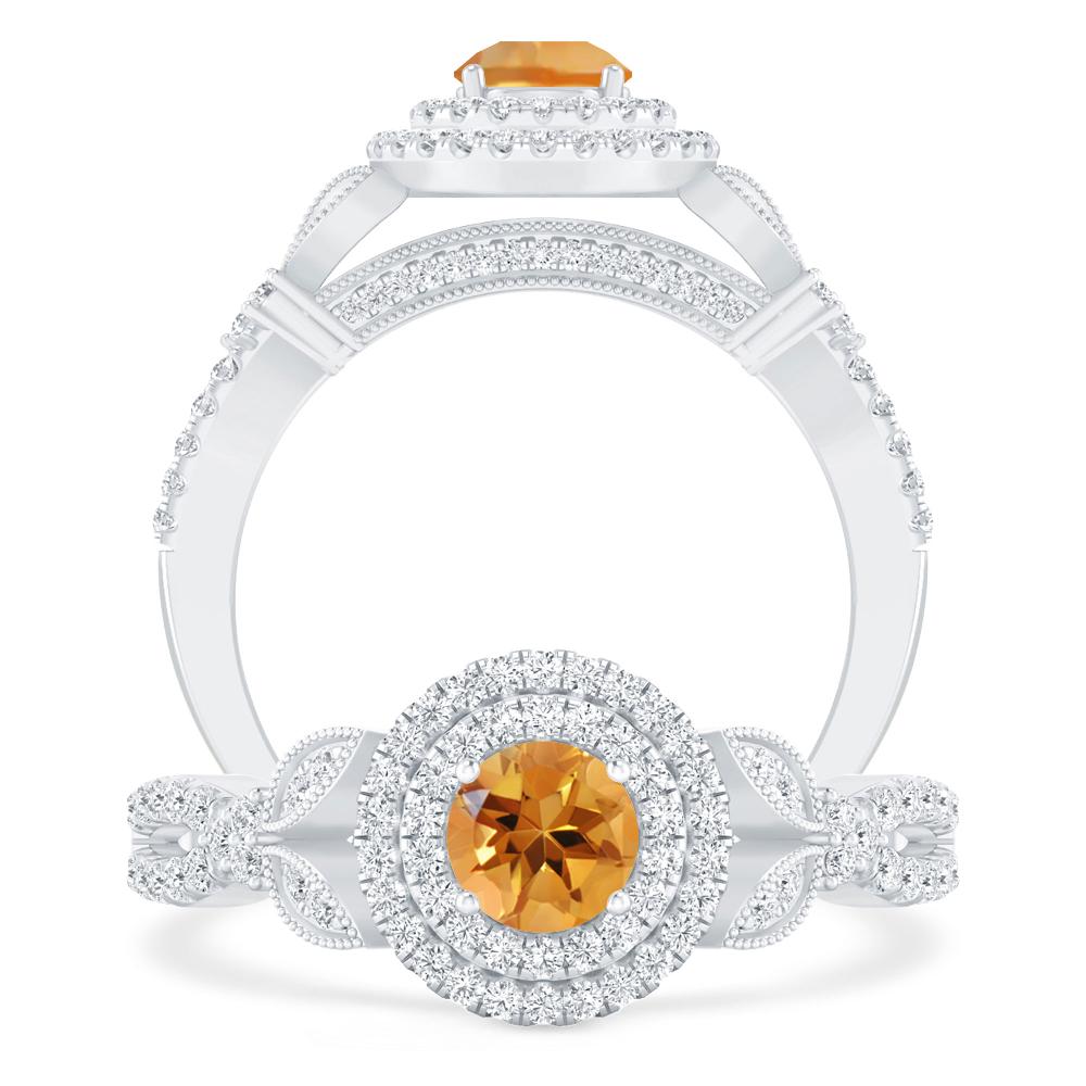 White Gold - Citrine