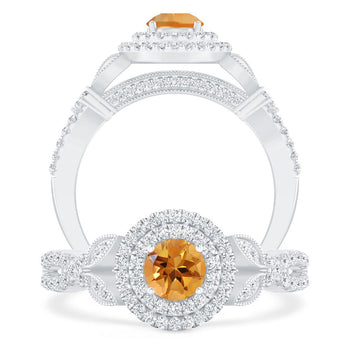 White Gold - Citrine