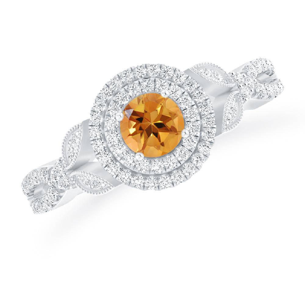 White Gold - Citrine