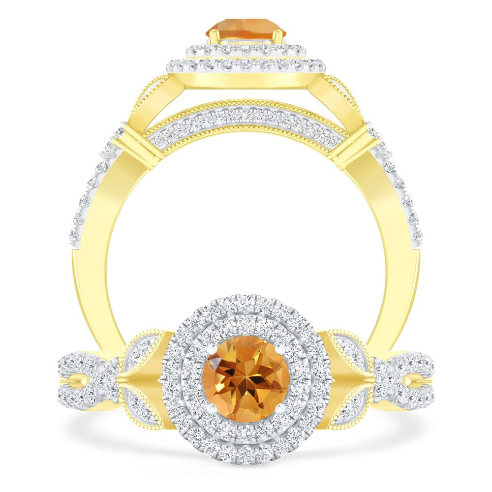 Yellow Gold - Citrine