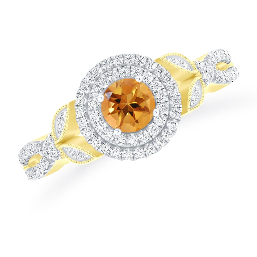 Yellow Gold - Citrine