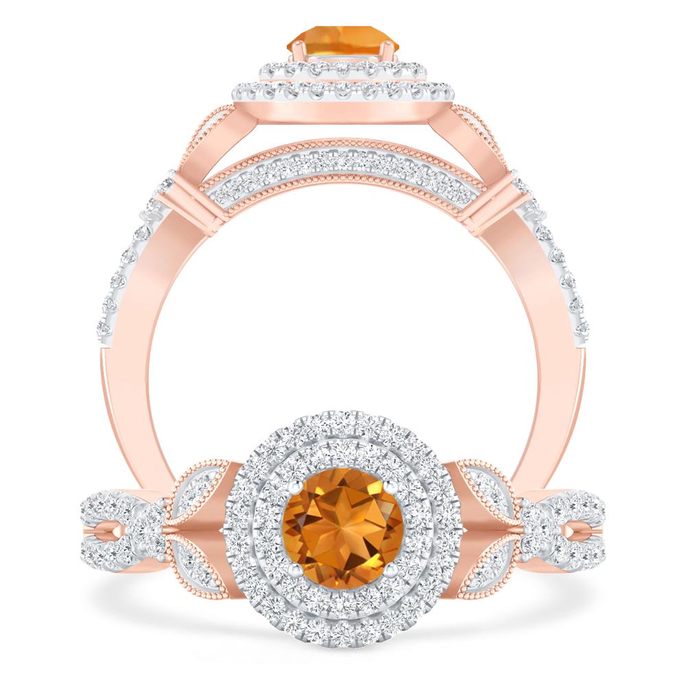 Rose Gold - Citrine