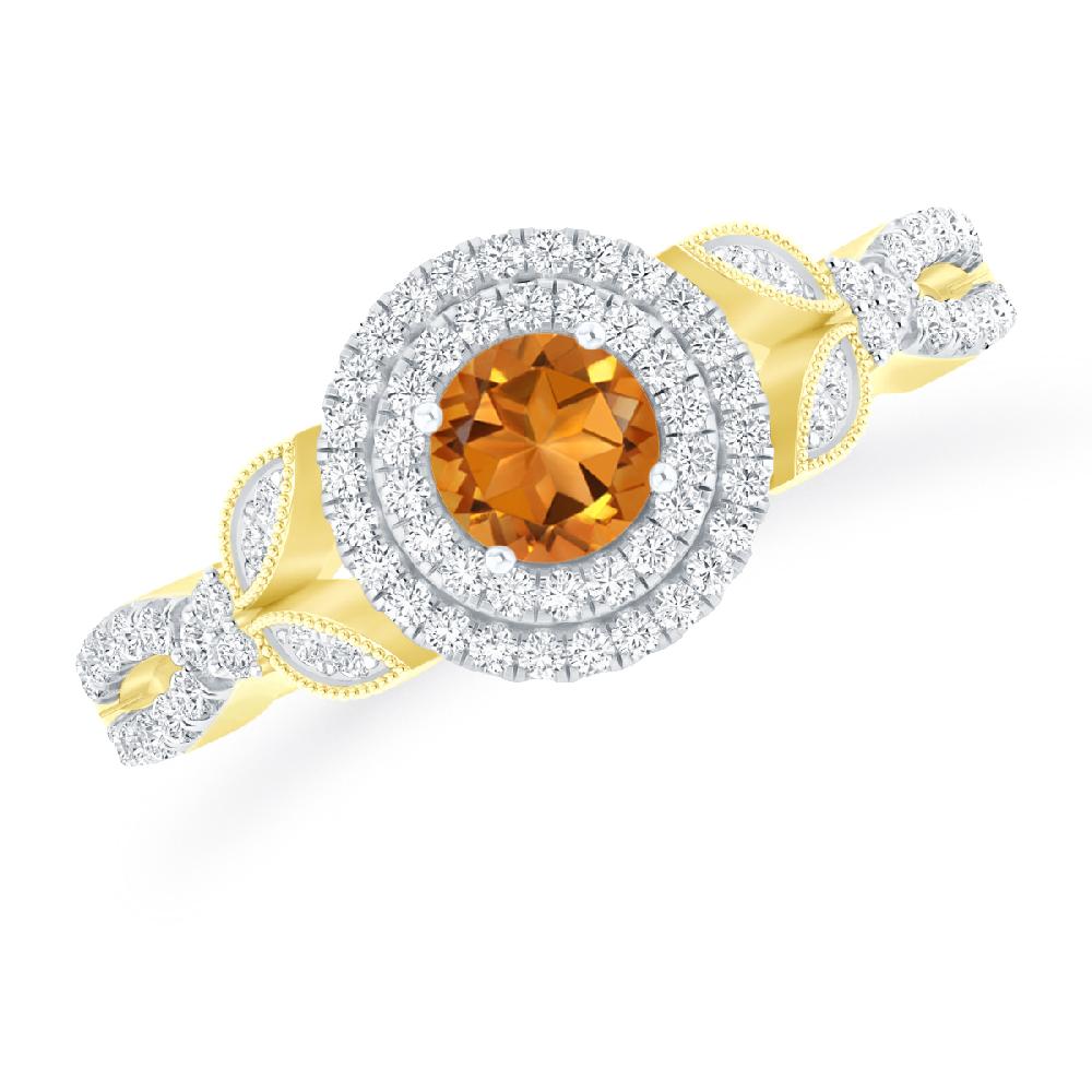 Yellow Gold - Citrine