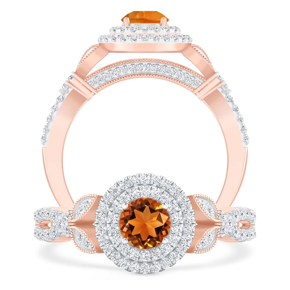 Rose Gold - Citrine