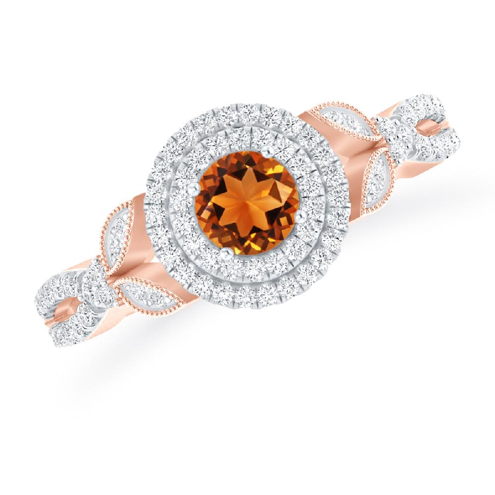 Rose Gold - Citrine