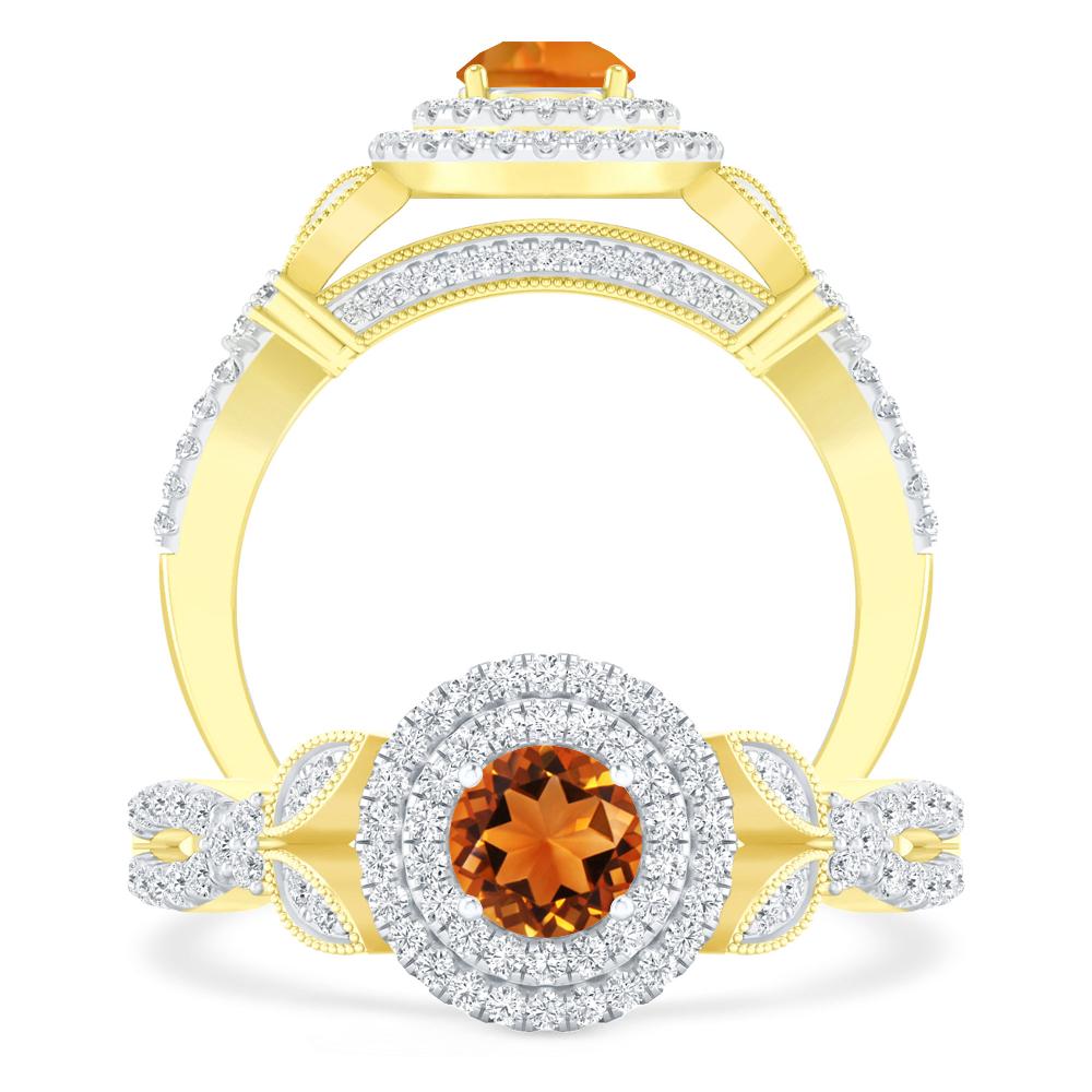 Yellow Gold - Citrine