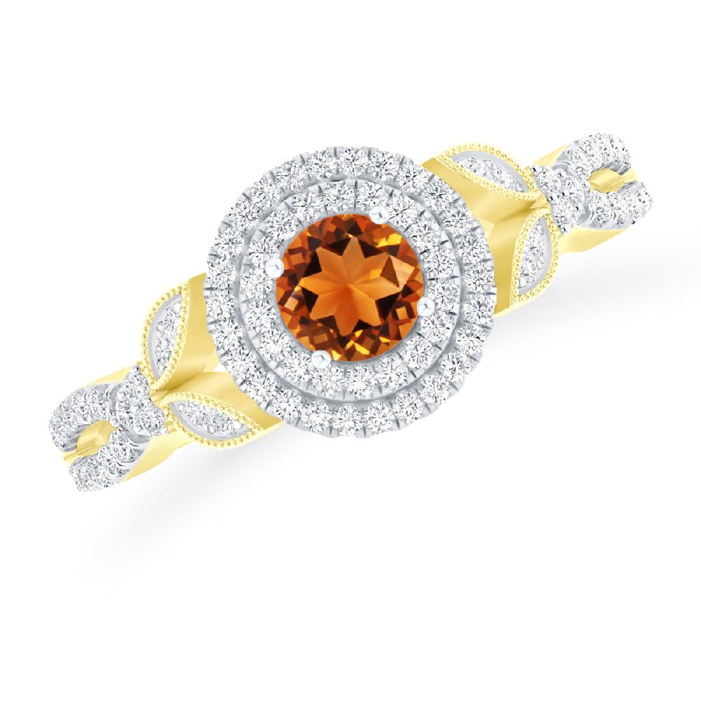 Yellow Gold - Citrine