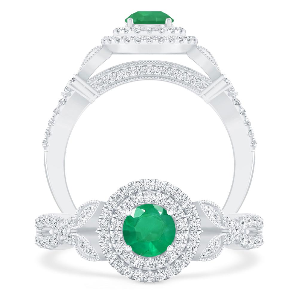 White Gold - Emerald