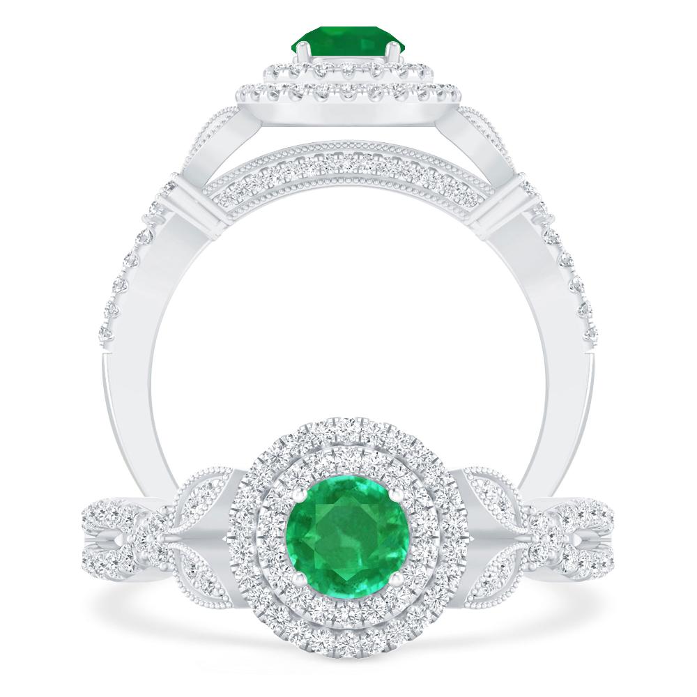 White Gold - Emerald