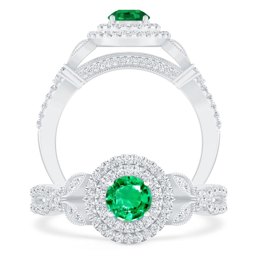 White Gold - Emerald