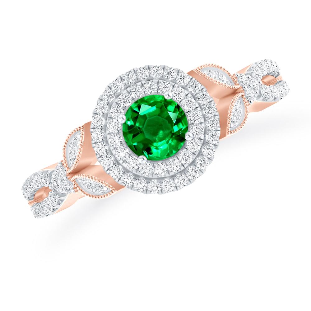 Rose Gold - Emerald