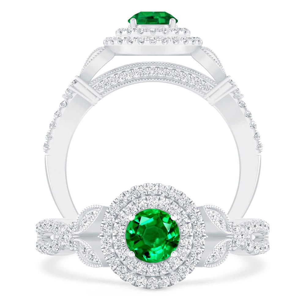 White Gold - Emerald