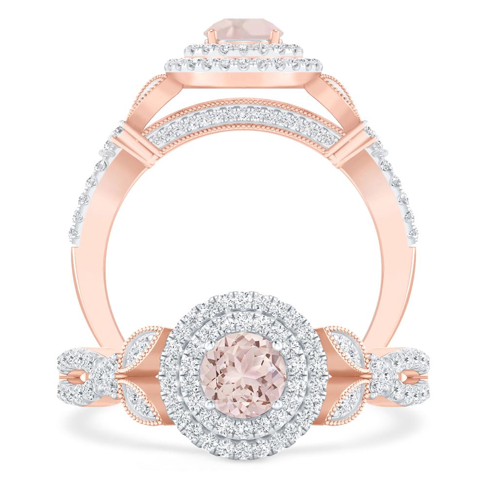 Rose Gold - Morganite