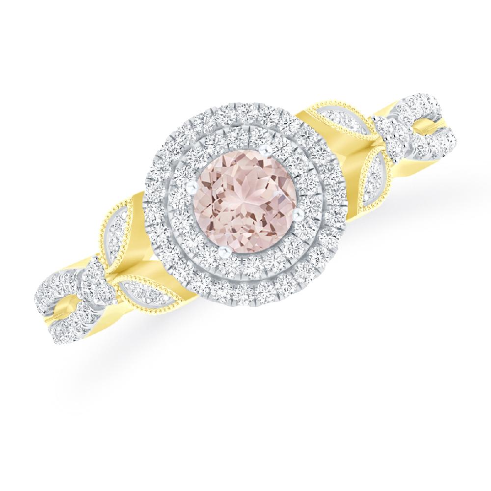 Yellow Gold - Morganite