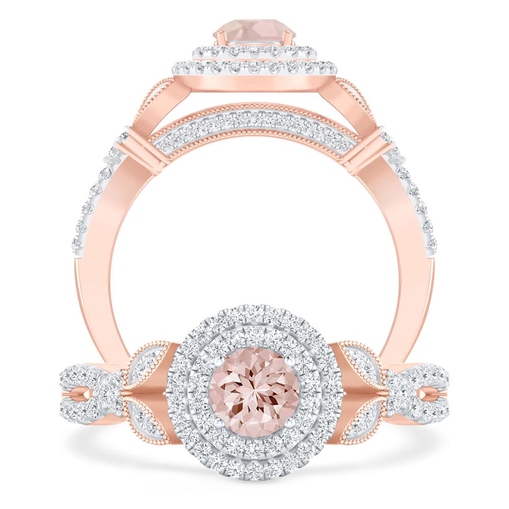 Rose Gold - Morganite