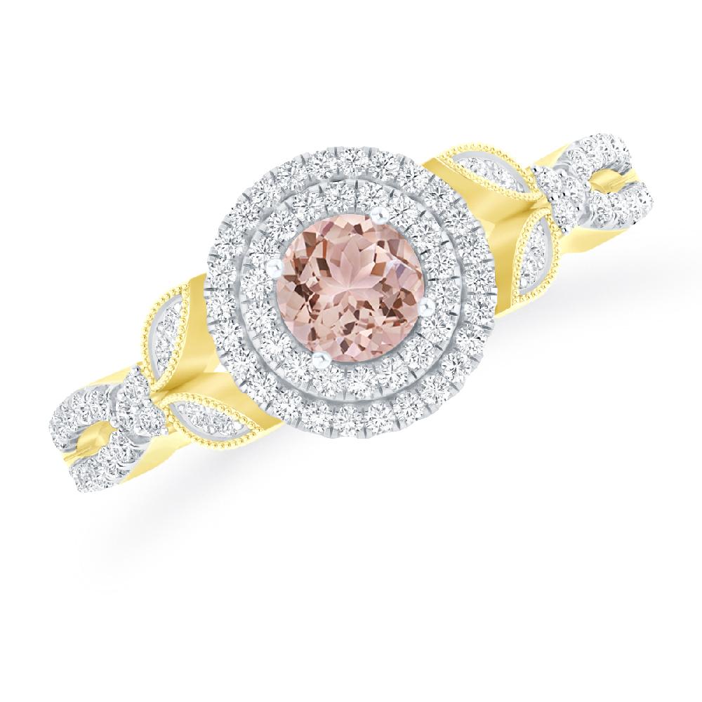 Yellow Gold - Morganite