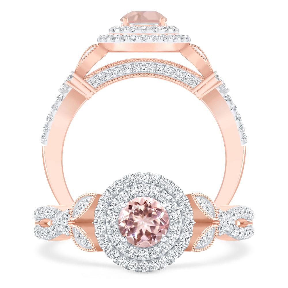 Rose Gold - Morganite