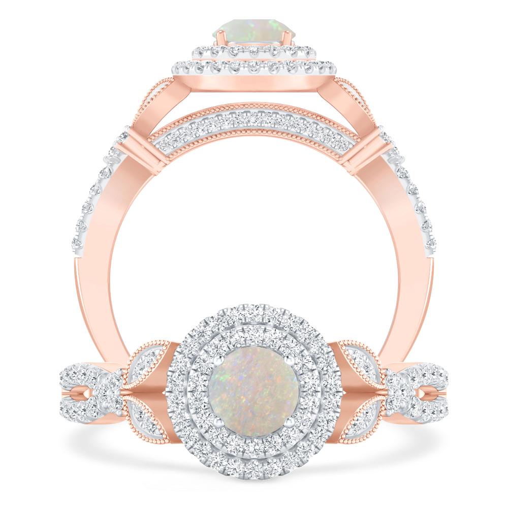 Rose Gold - Opal