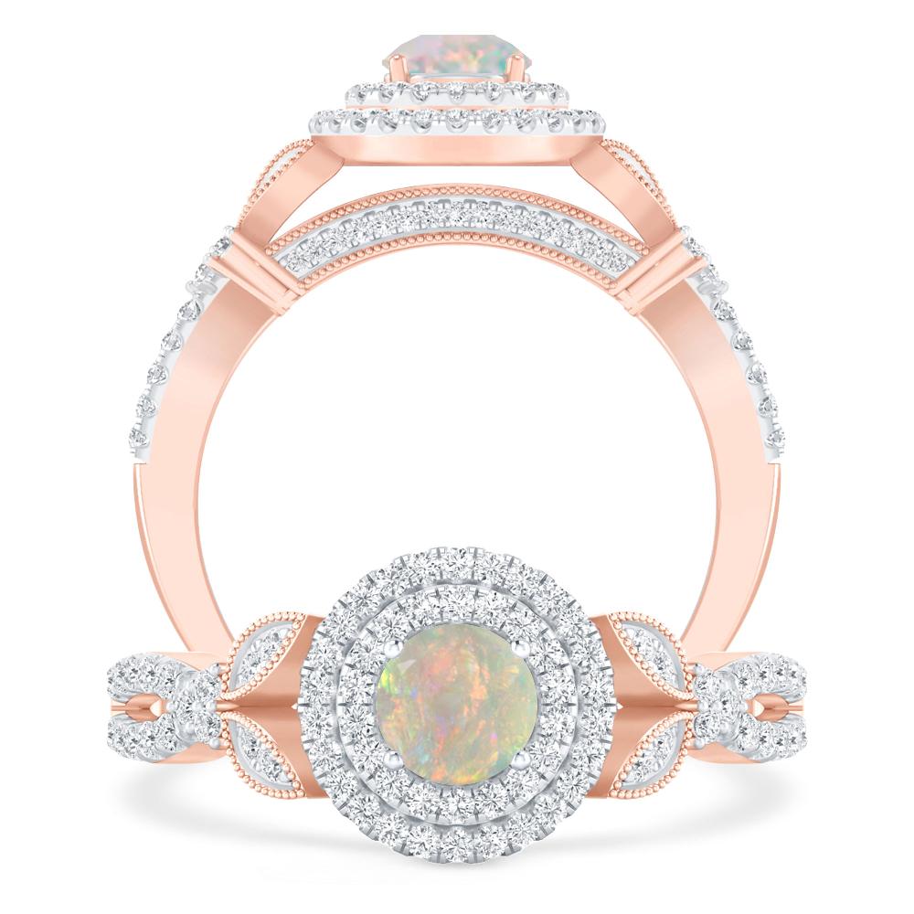 Rose Gold - Opal