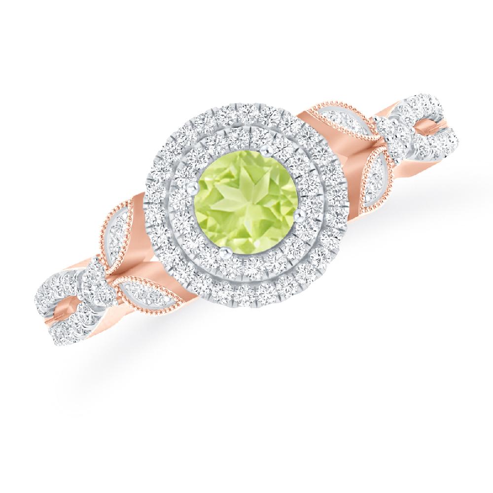 Rose Gold - Peridot