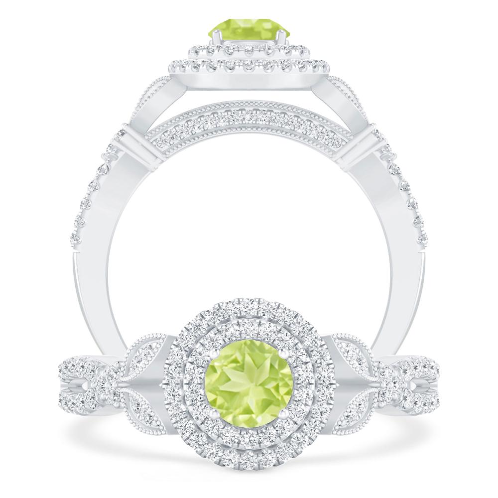 White Gold - Peridot