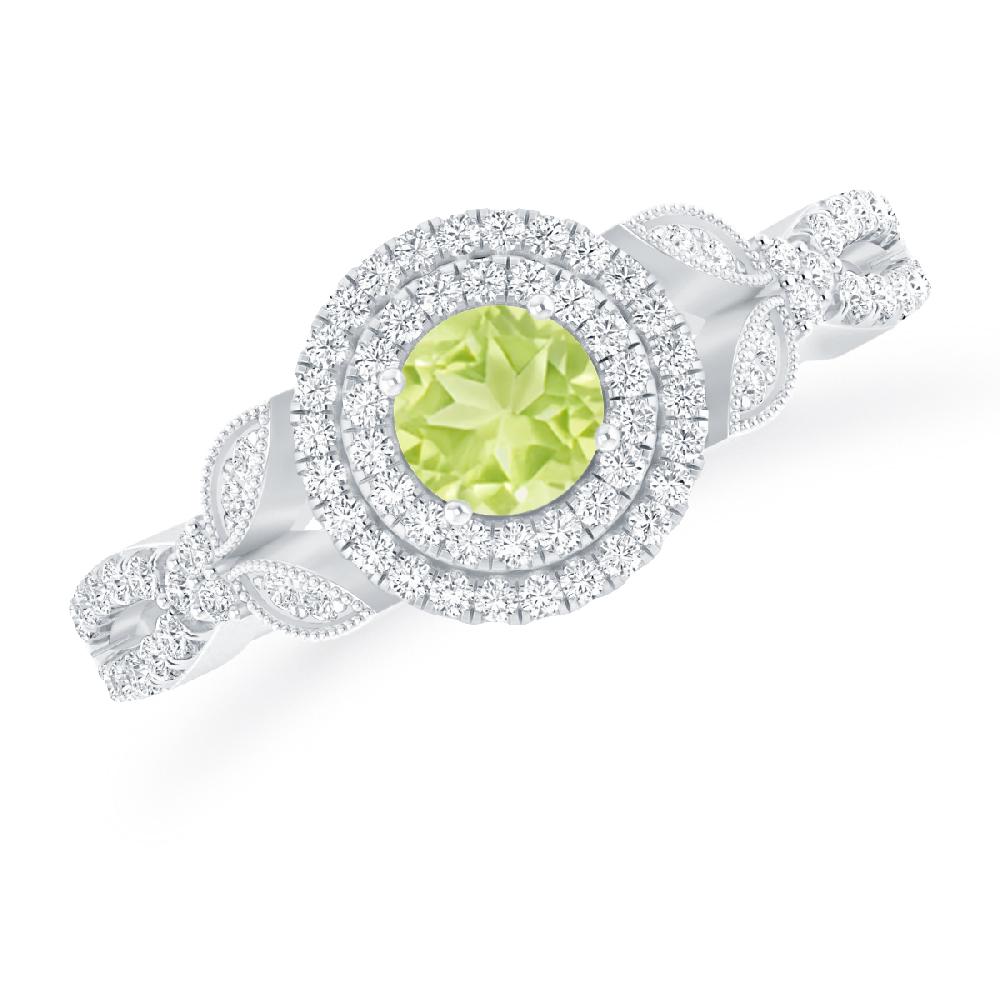 White Gold - Peridot