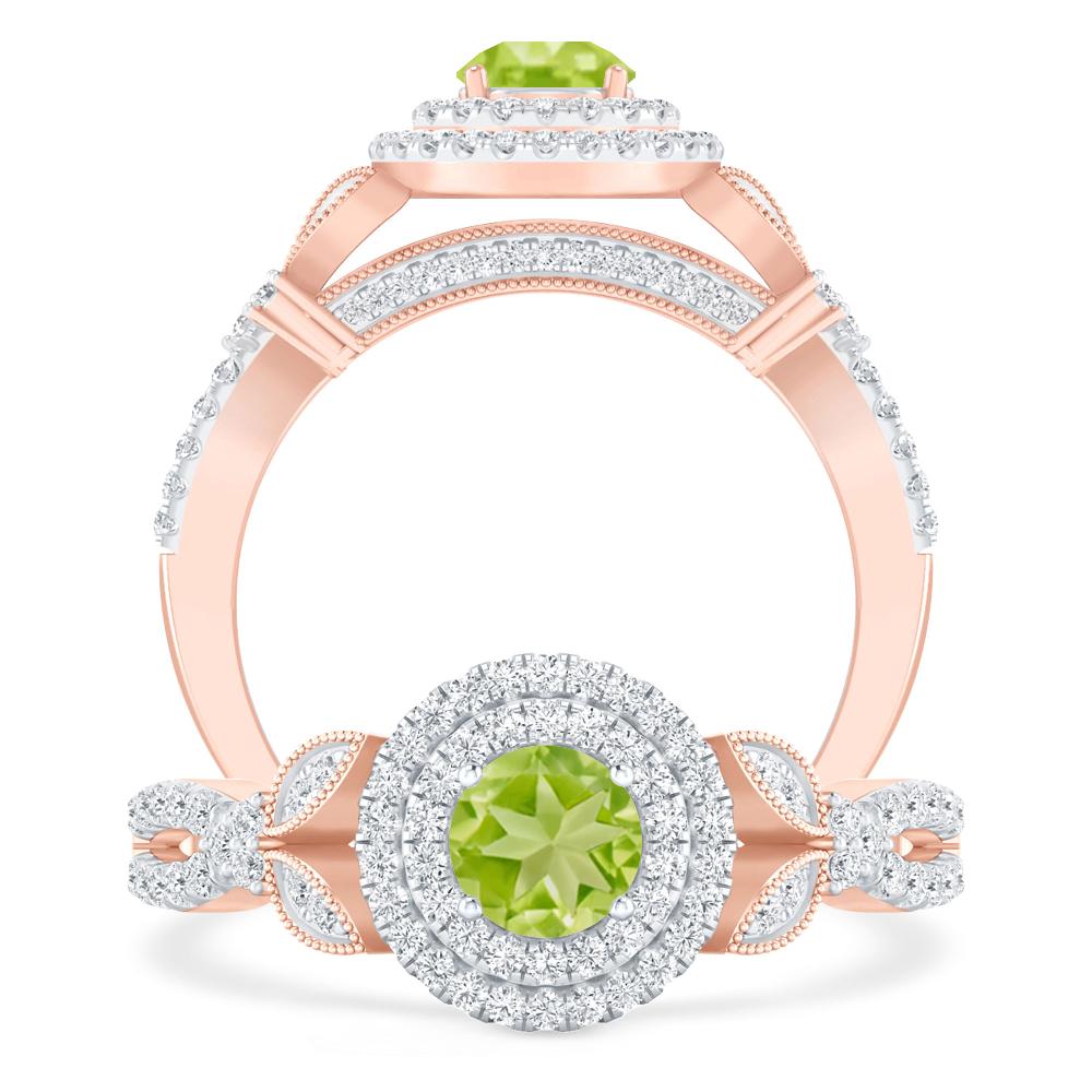 Rose Gold - Peridot