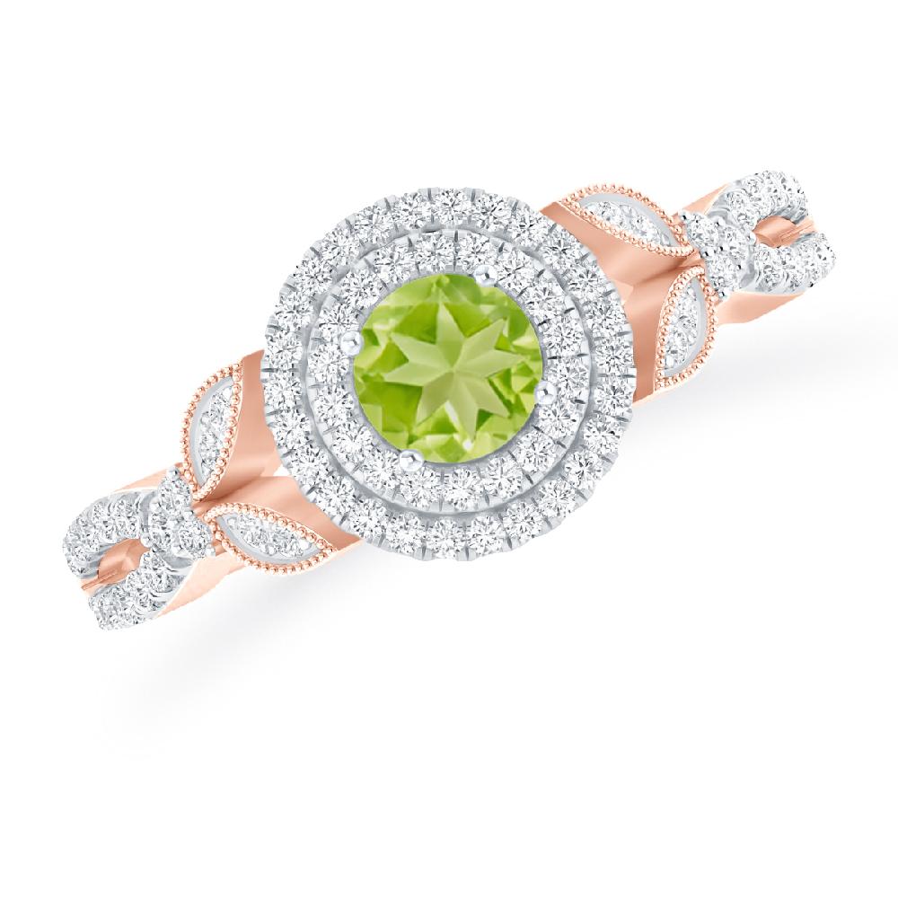 Rose Gold - Peridot