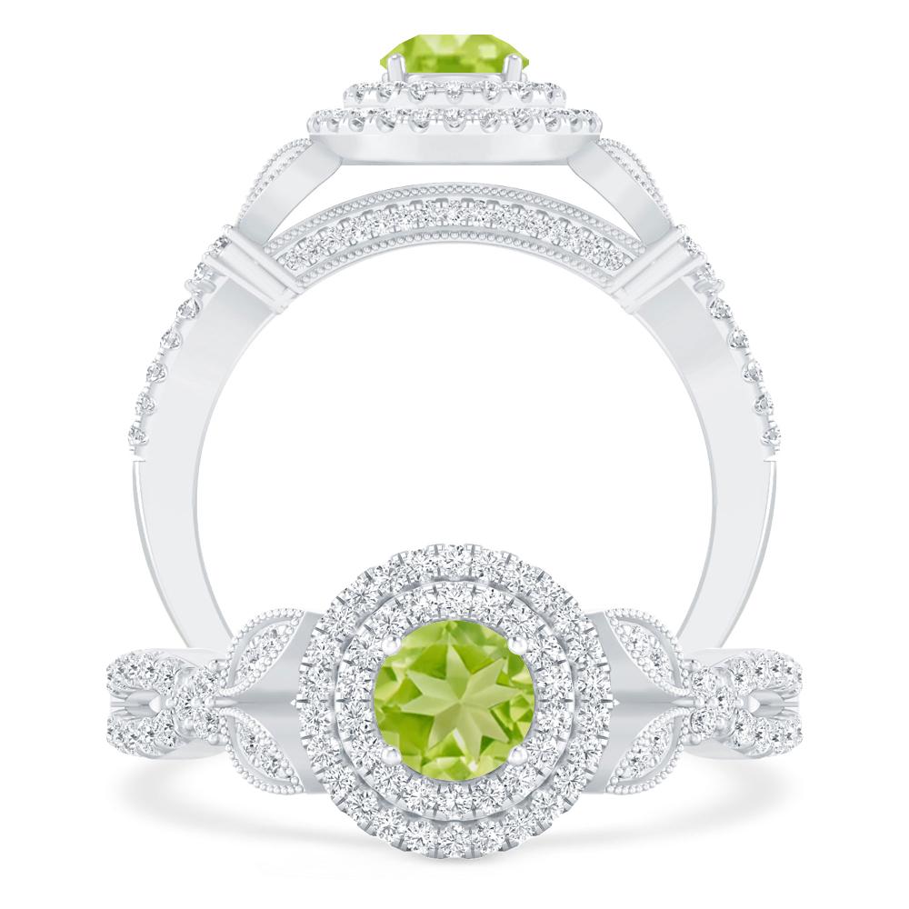 White Gold - Peridot