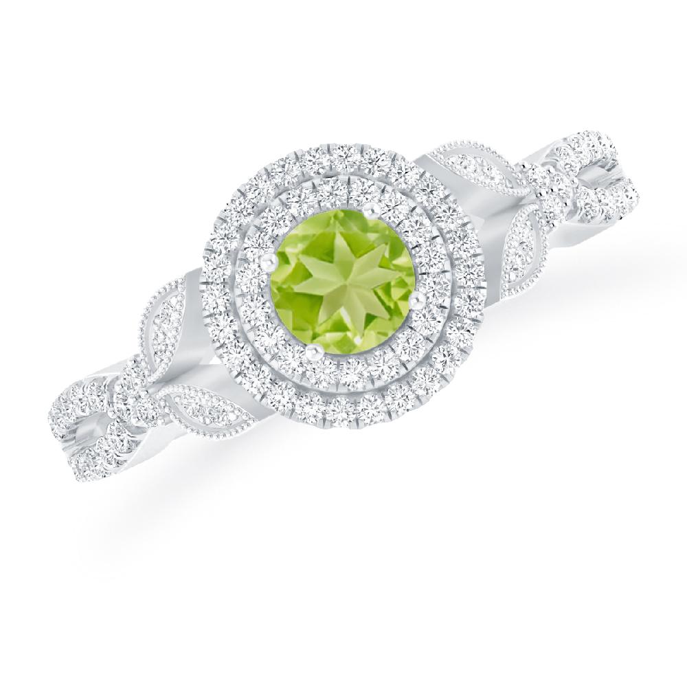 White Gold - Peridot