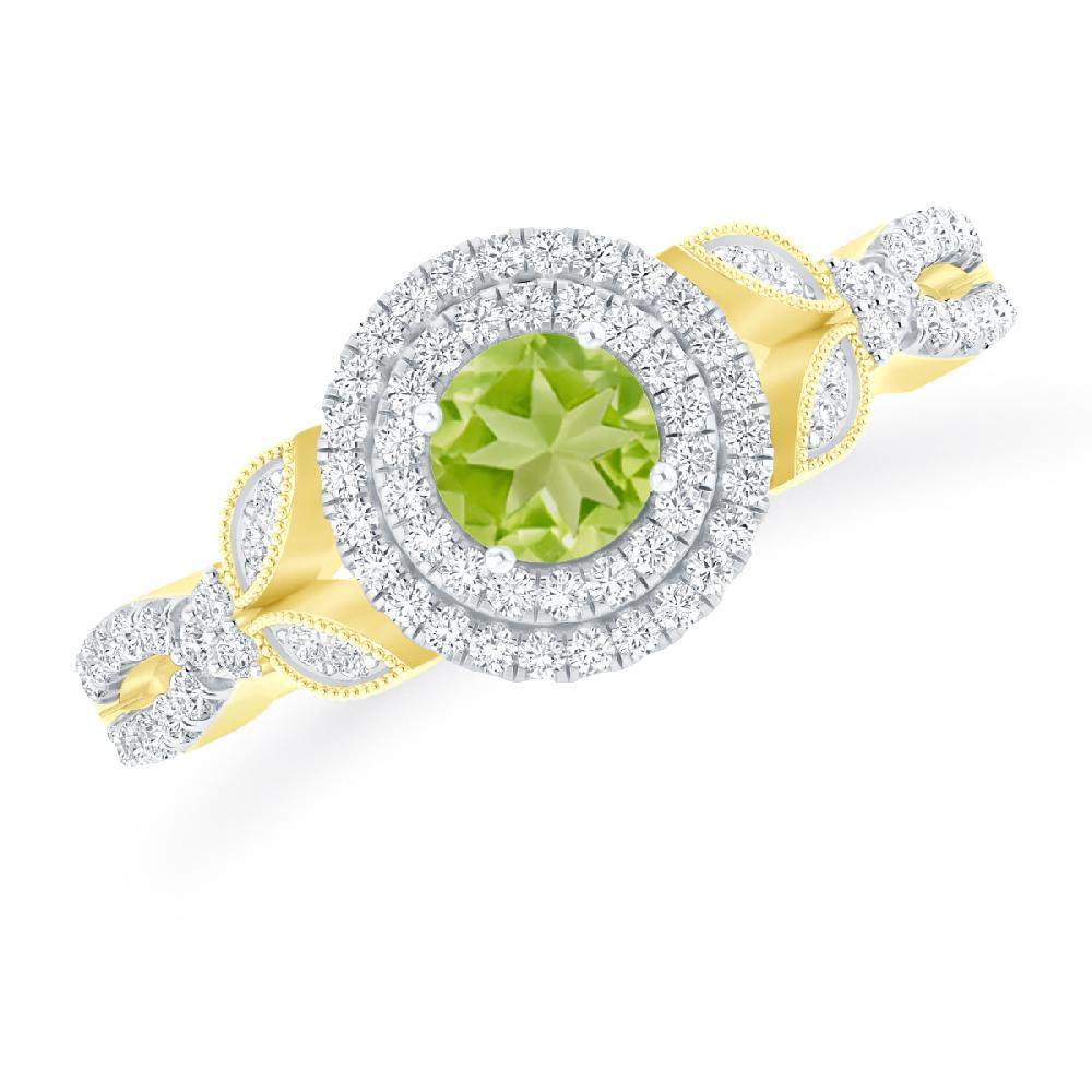 Yellow Gold - Peridot