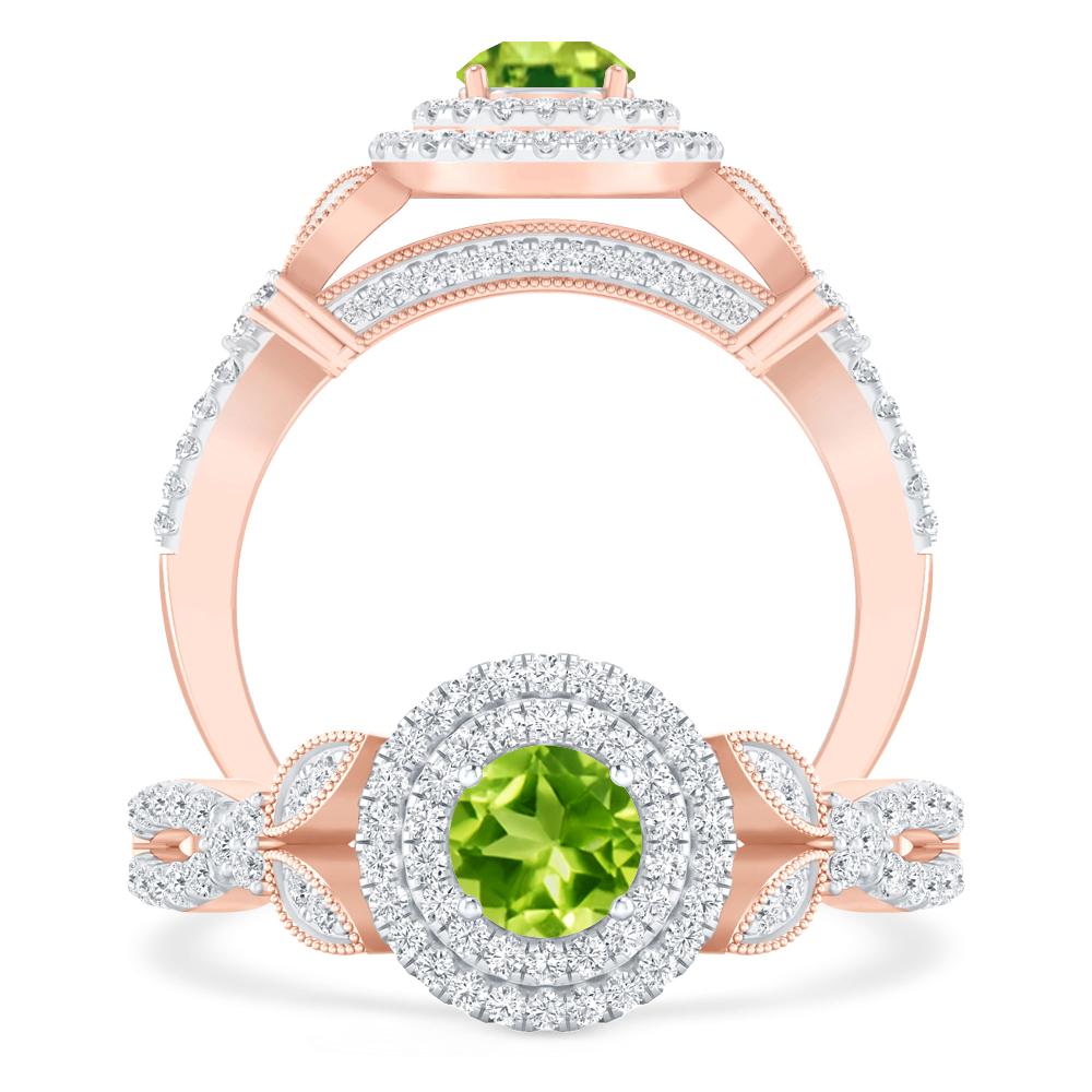 Rose Gold - Peridot