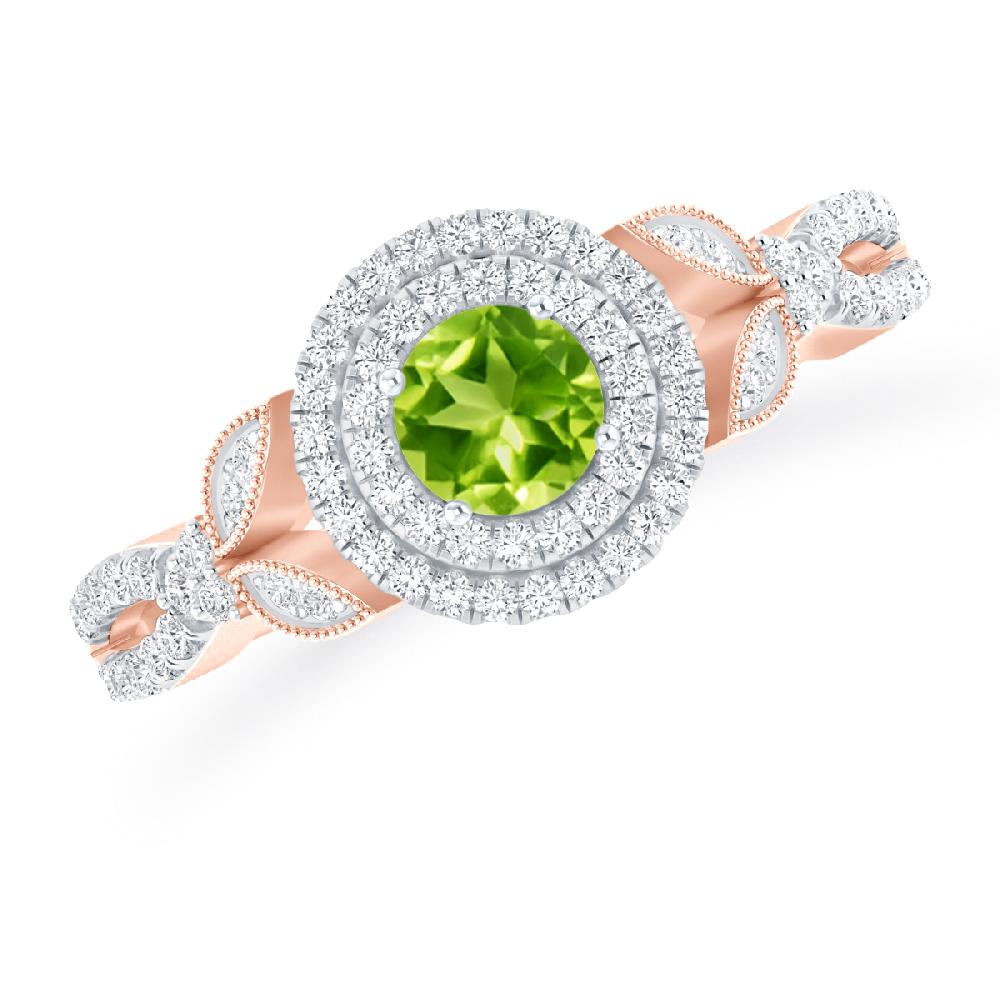 Rose Gold - Peridot