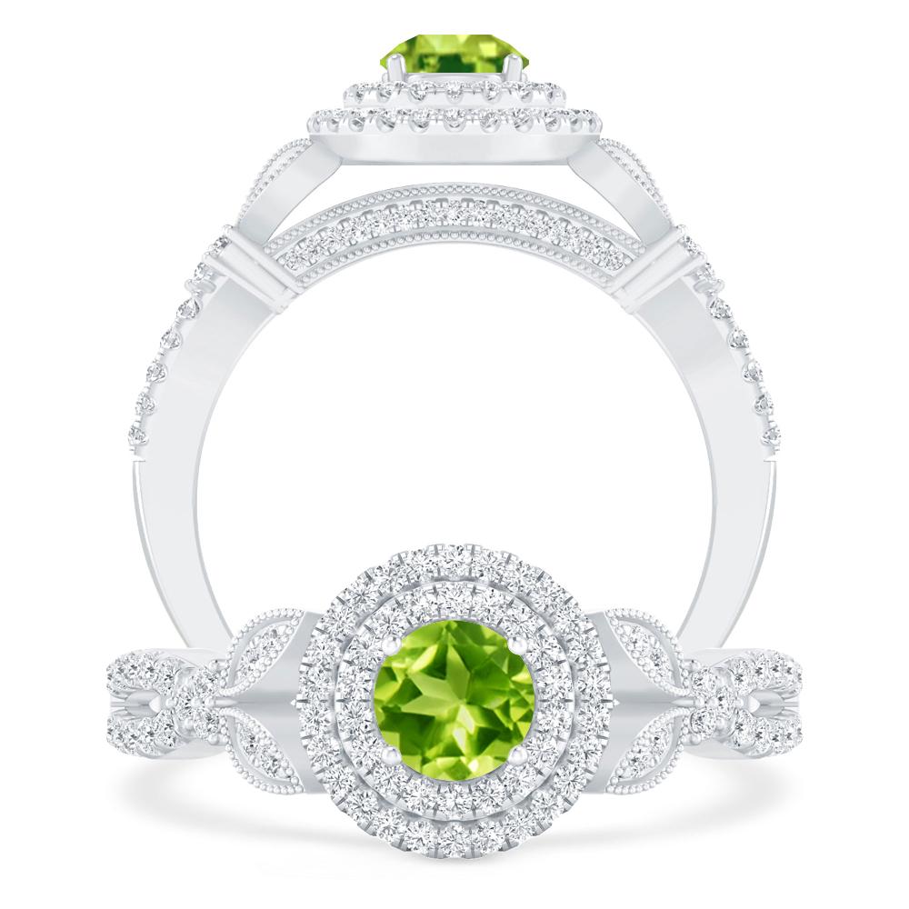 White Gold - Peridot