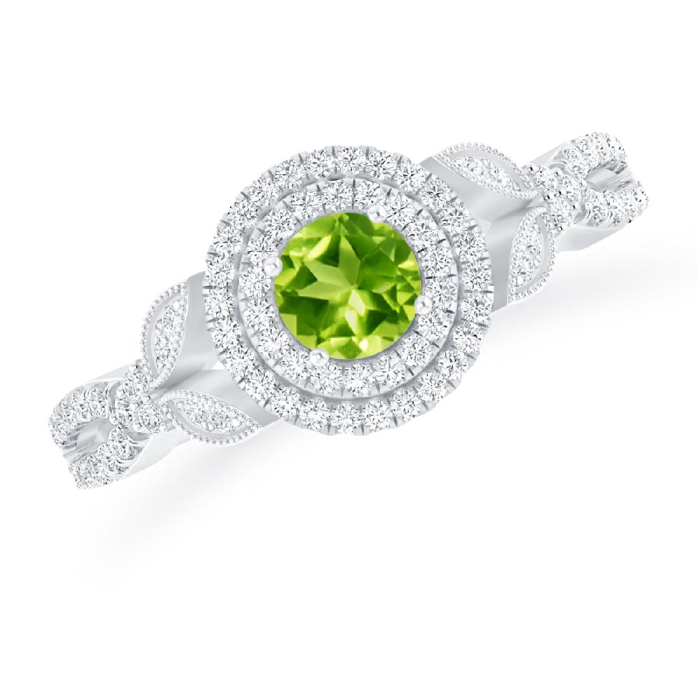 White Gold - Peridot