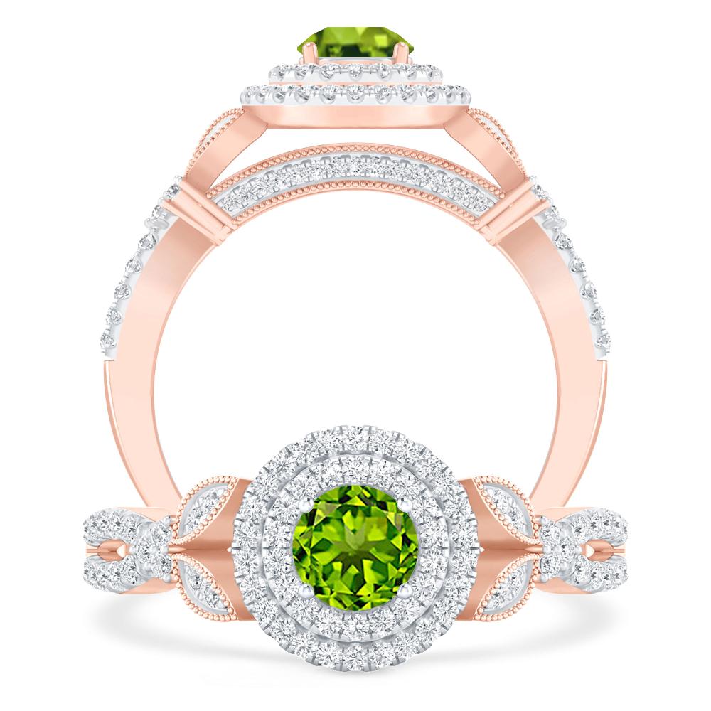 Rose Gold - Peridot