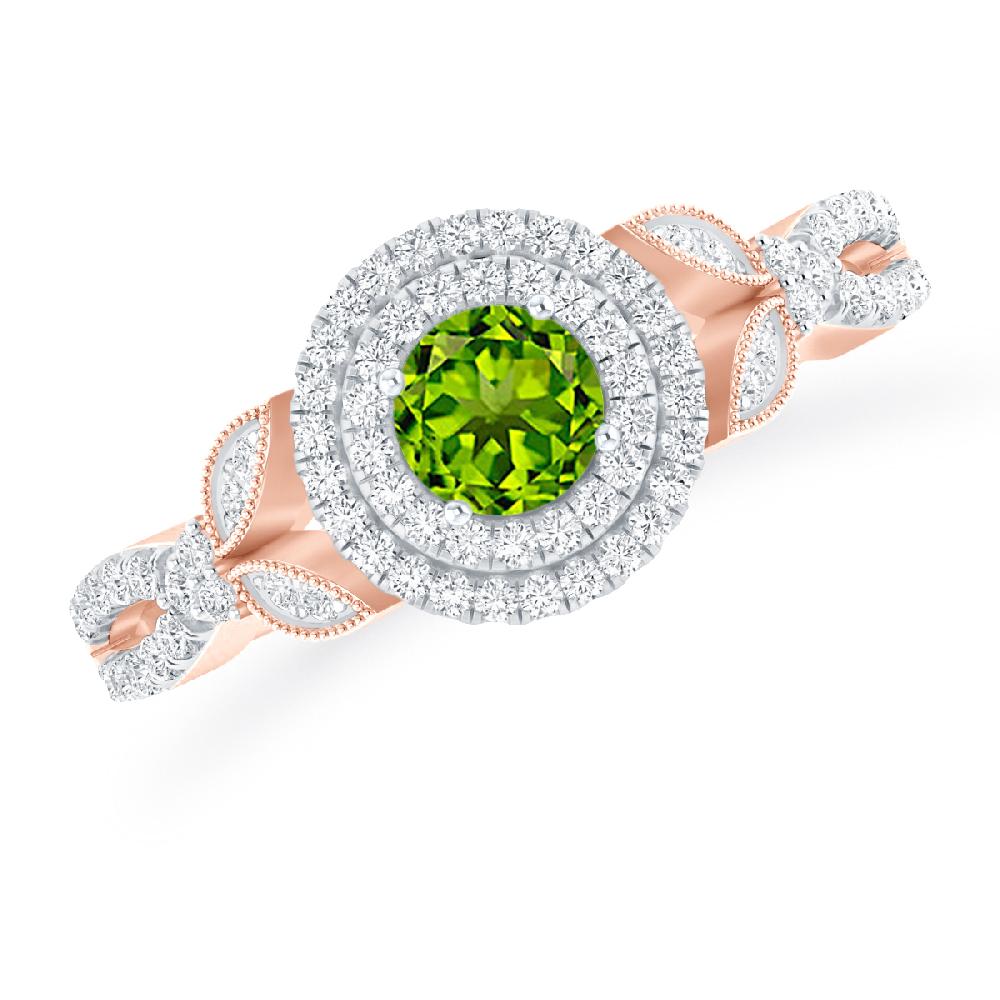 Rose Gold - Peridot