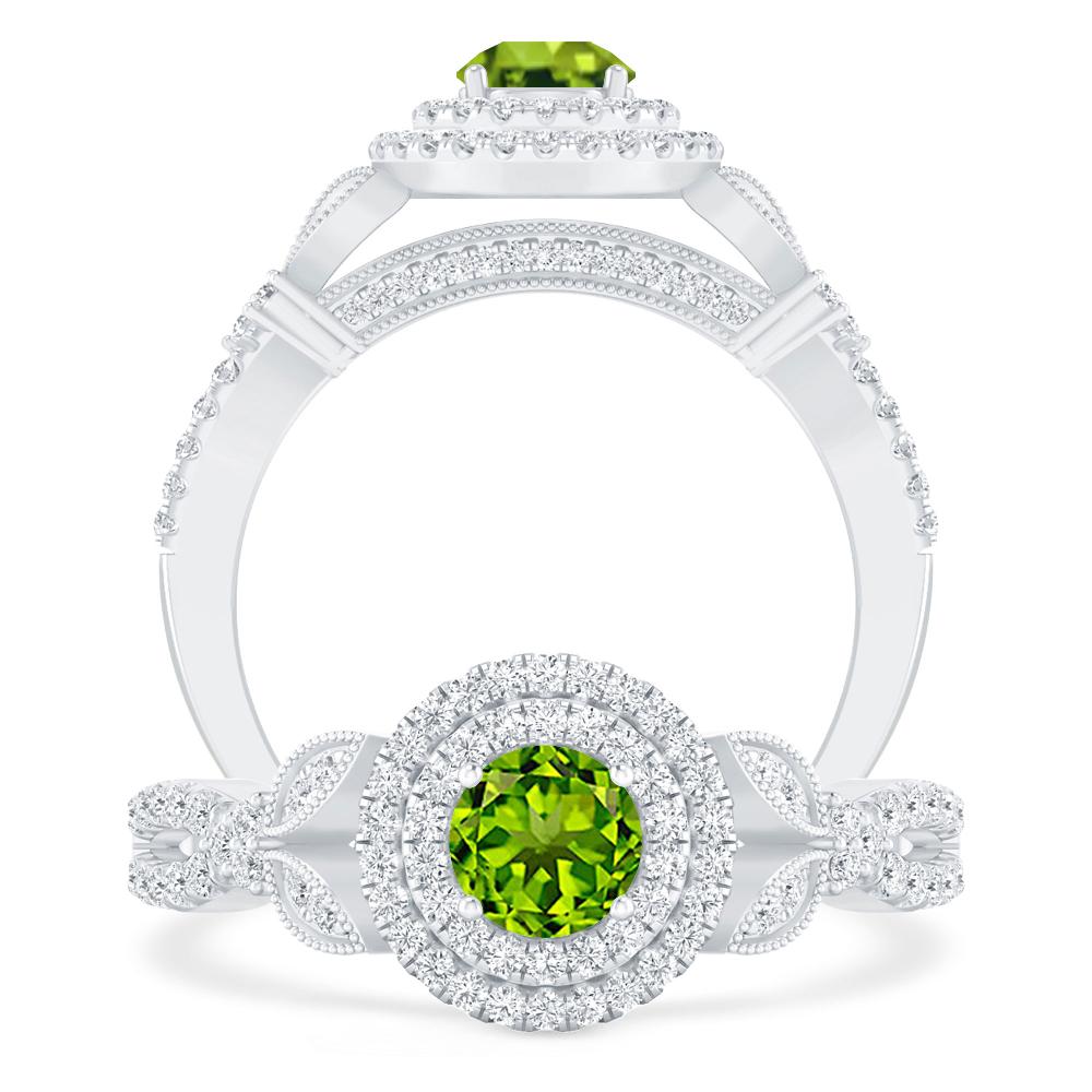 White Gold - Peridot