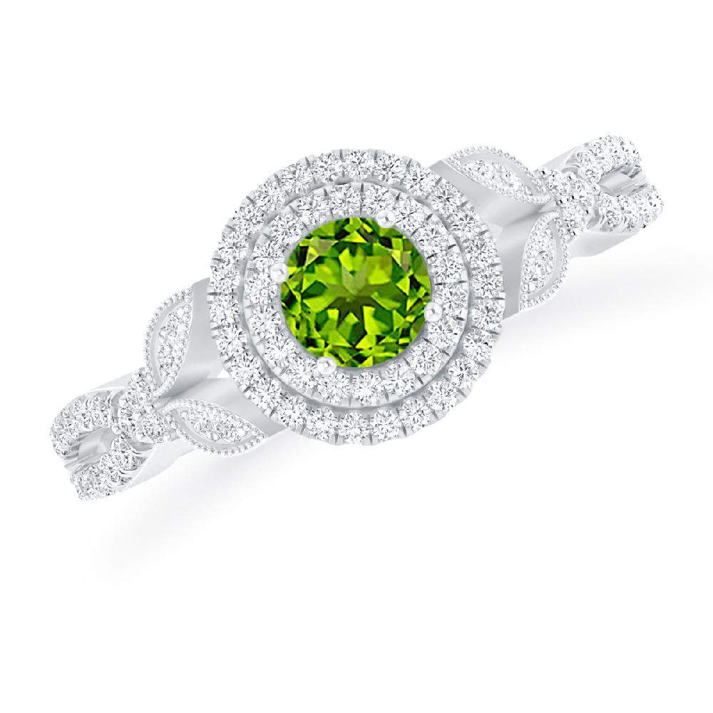 White Gold - Peridot