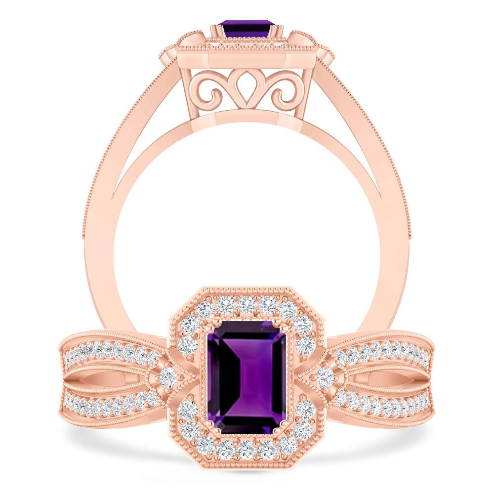 Rose Gold - Amethyst