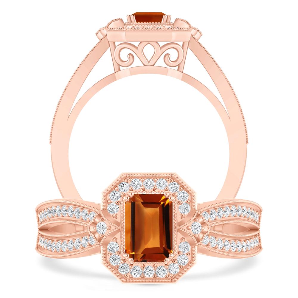 Rose Gold - Citrine