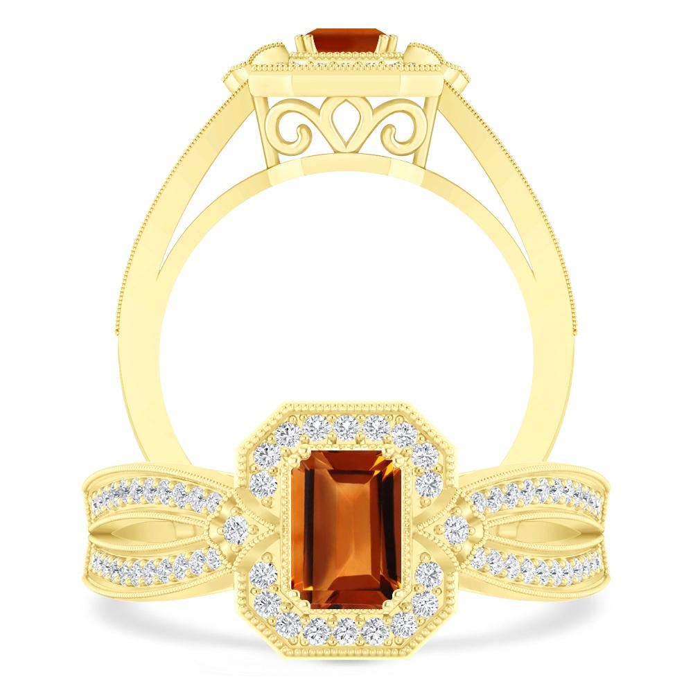 Yellow Gold - Citrine