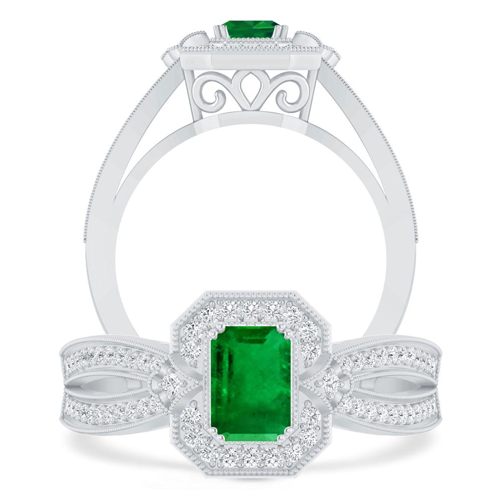 White Gold - Emerald