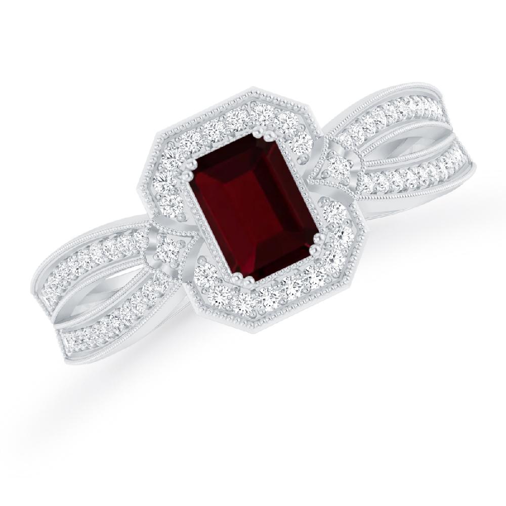 White Gold - Garnet