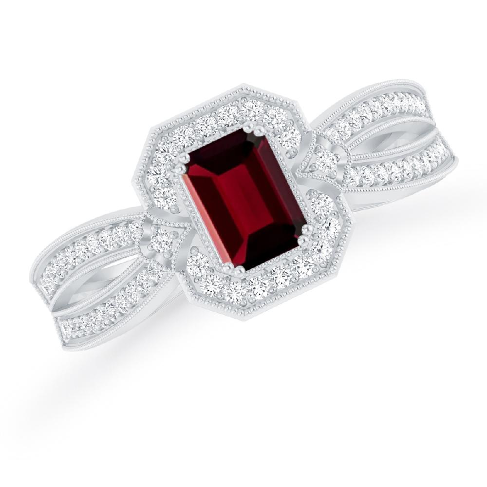 White Gold - Garnet